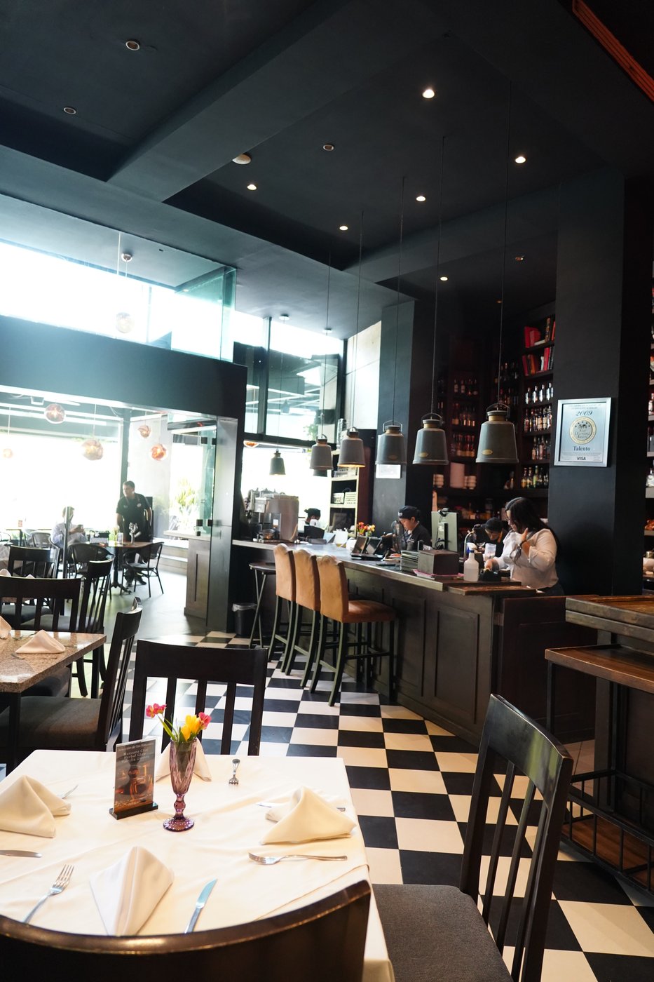 Salón comedor Talento Restaurante Guadalajara